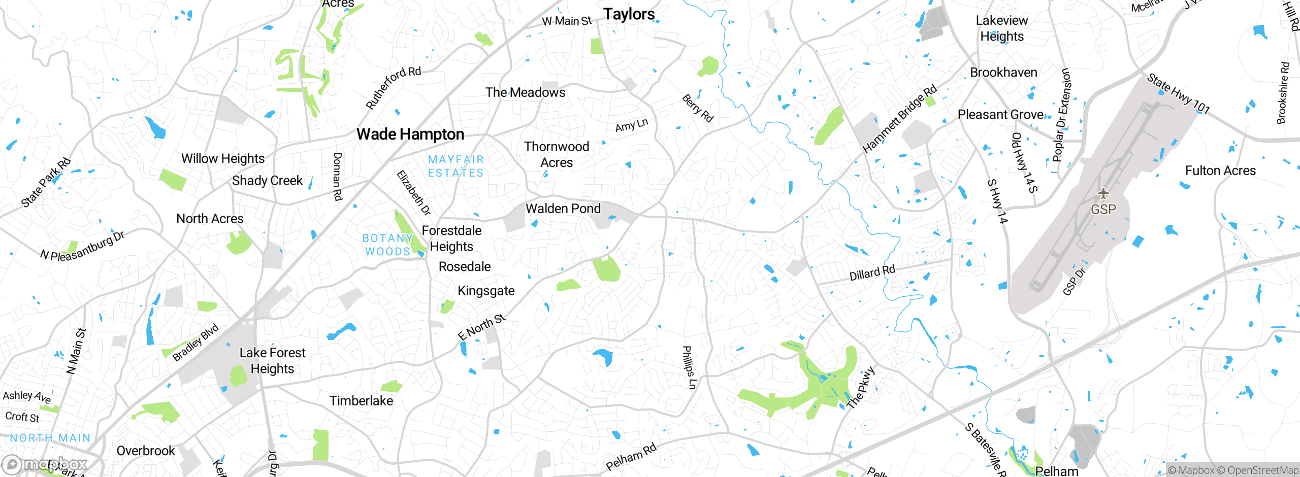 Map showing approximate location