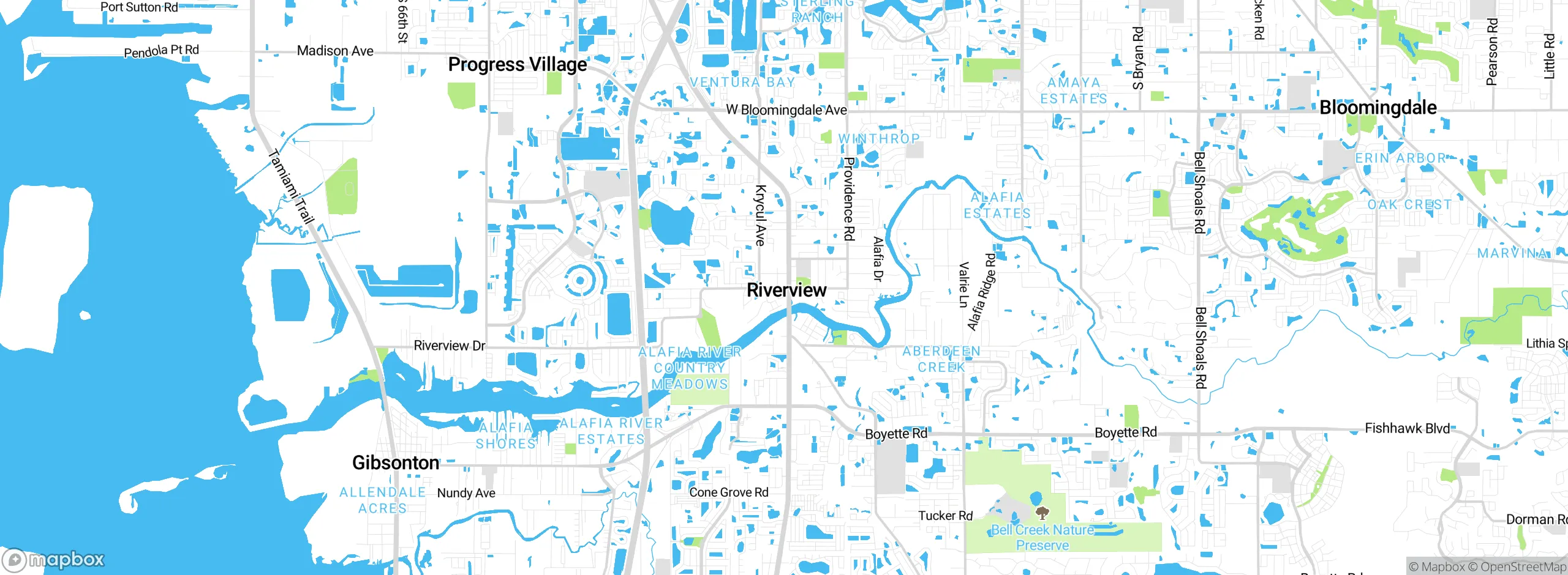 Map showing approximate location