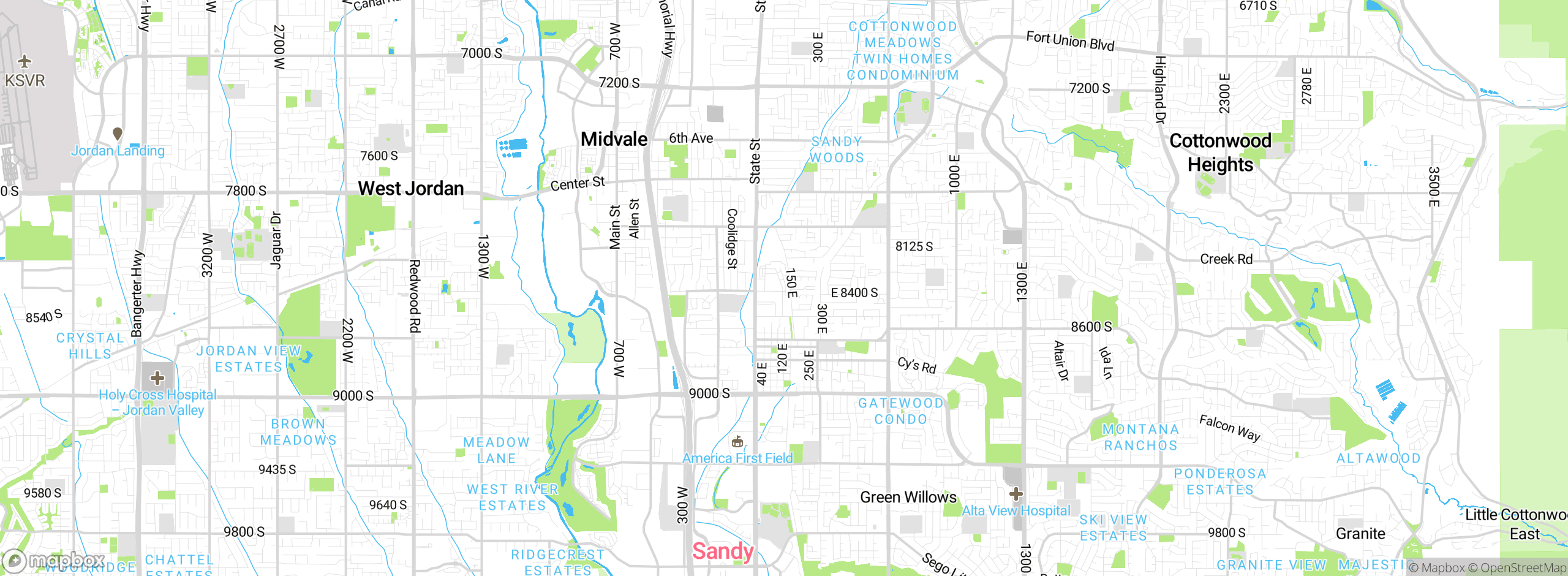 Map showing approximate location
