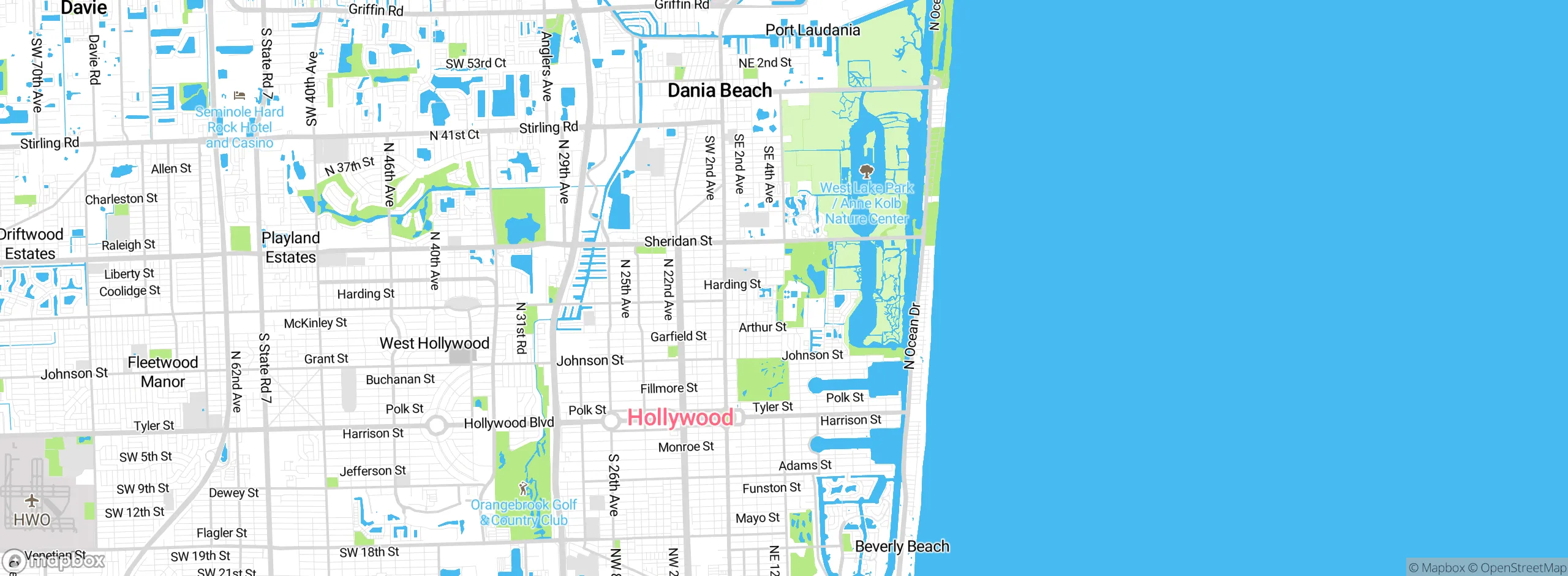 Map showing approximate location