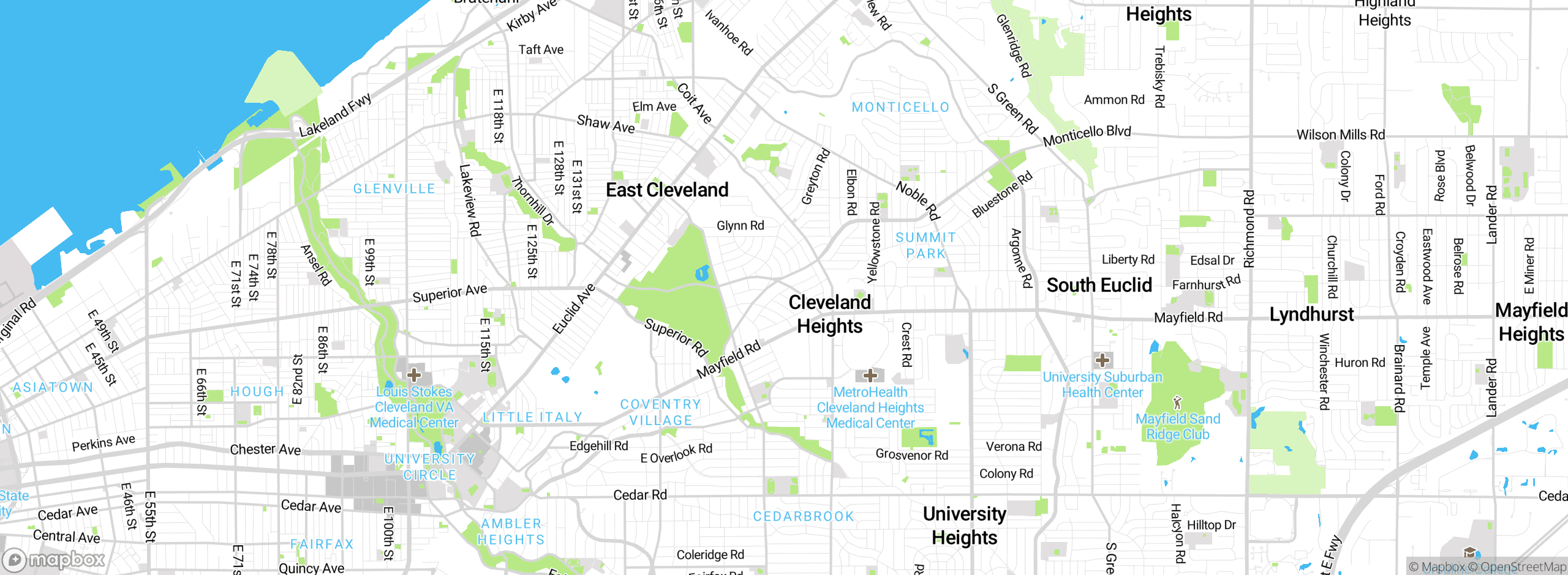 Map showing approximate location