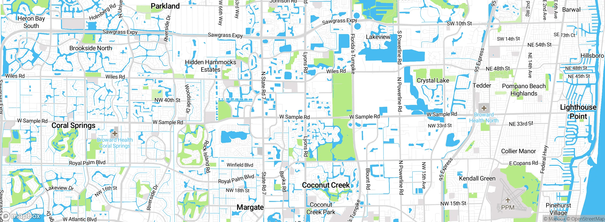 Map showing approximate location