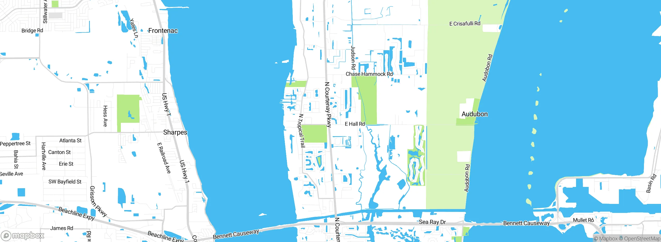 Map showing approximate location