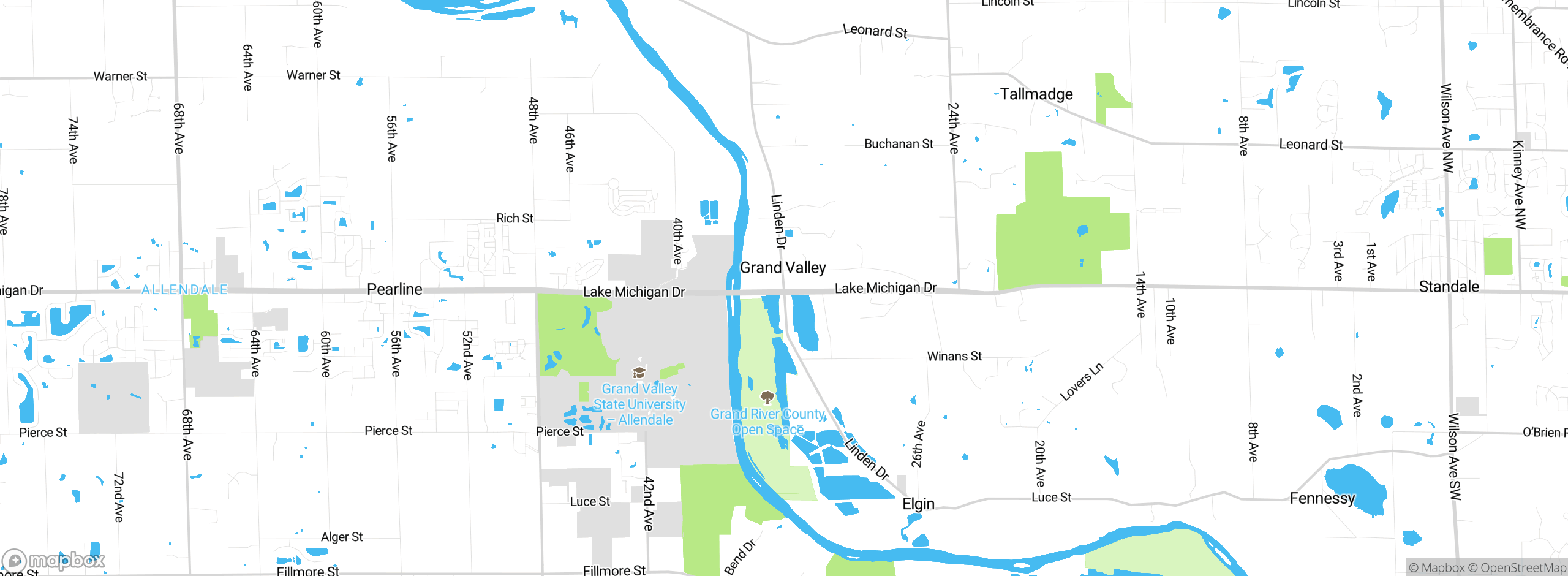 Map showing approximate location