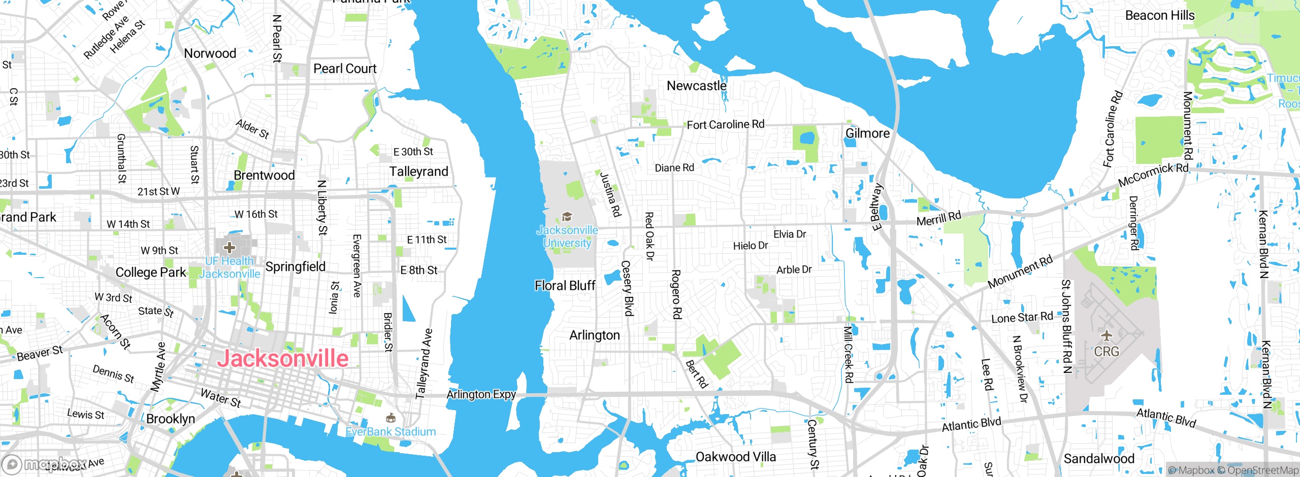Map showing approximate location