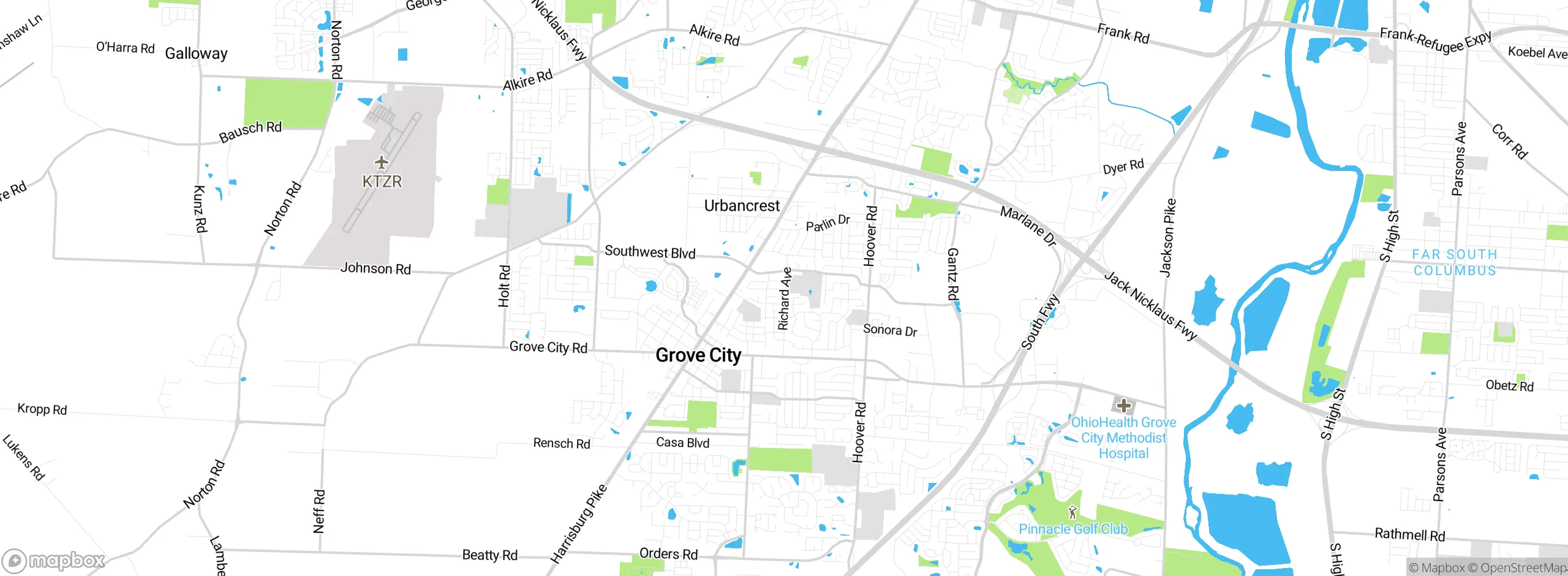 Map showing approximate location