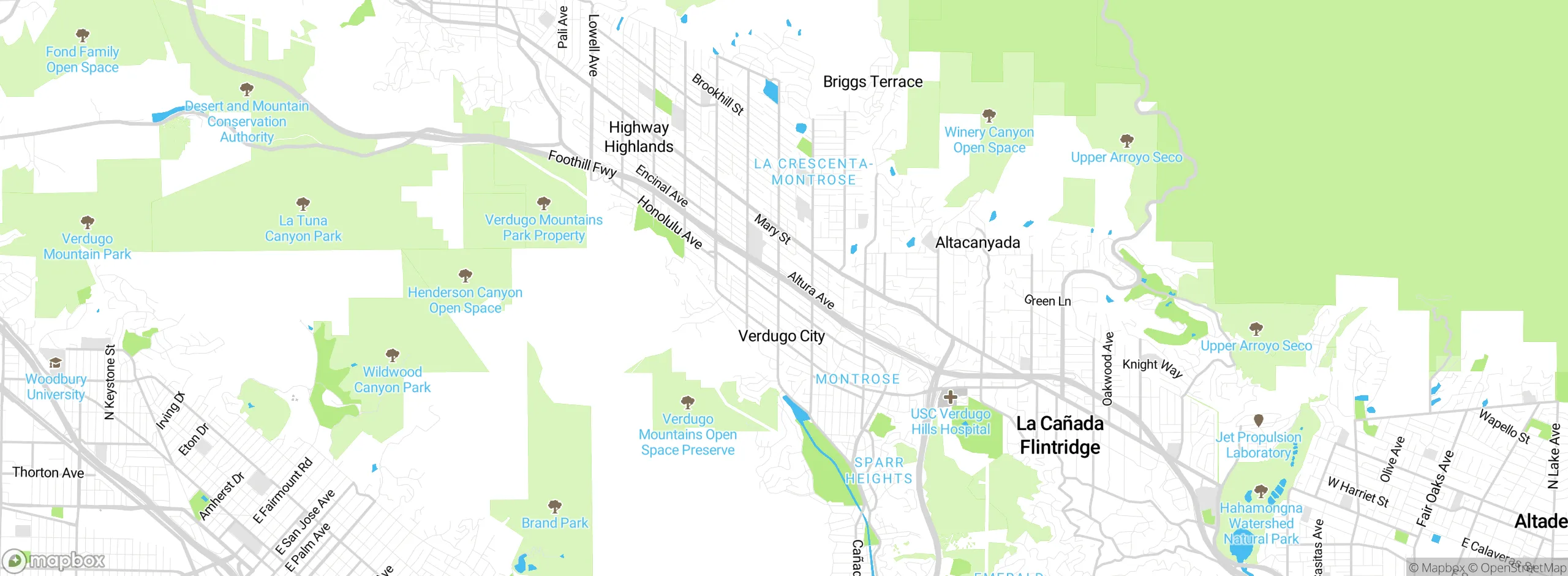 Map showing approximate location