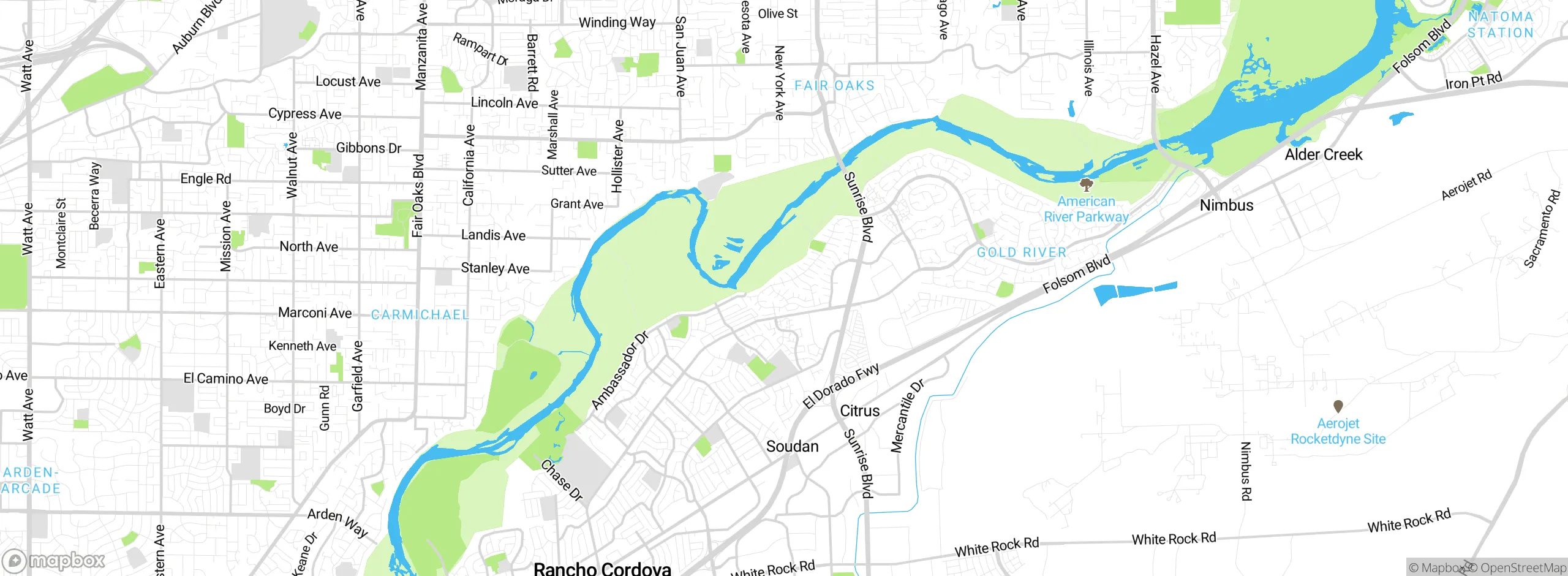 Map showing approximate location