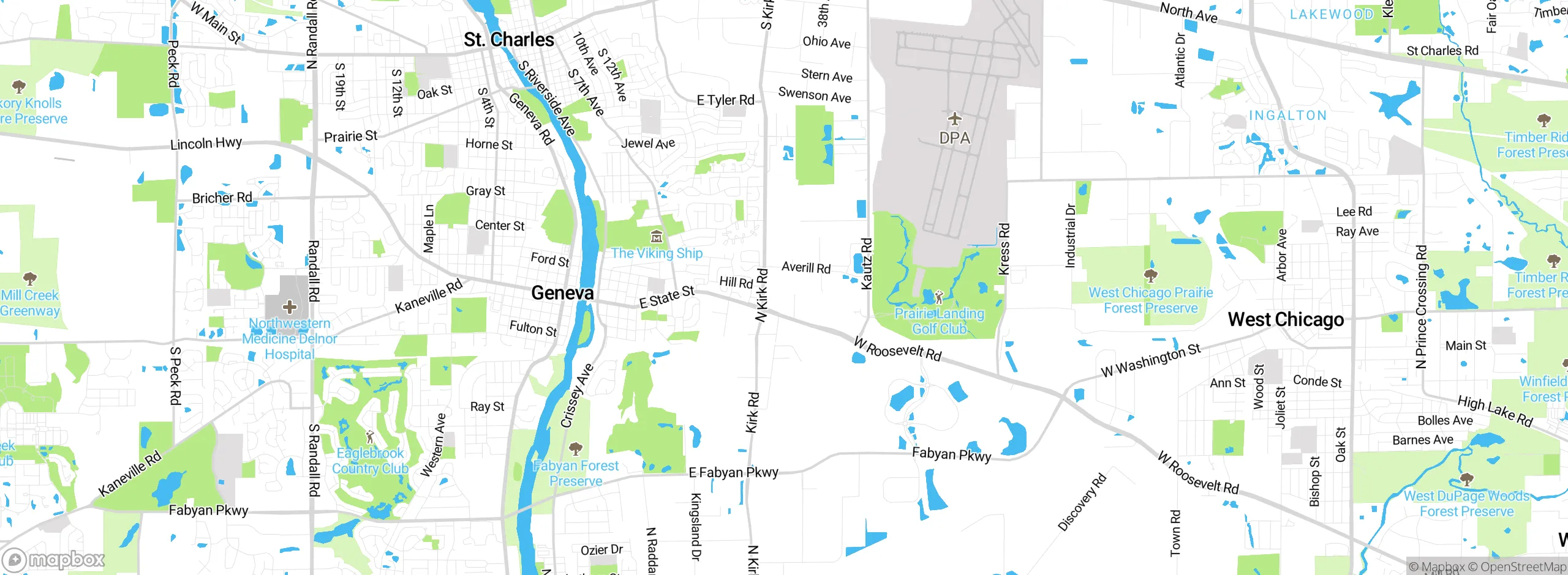 Map showing approximate location