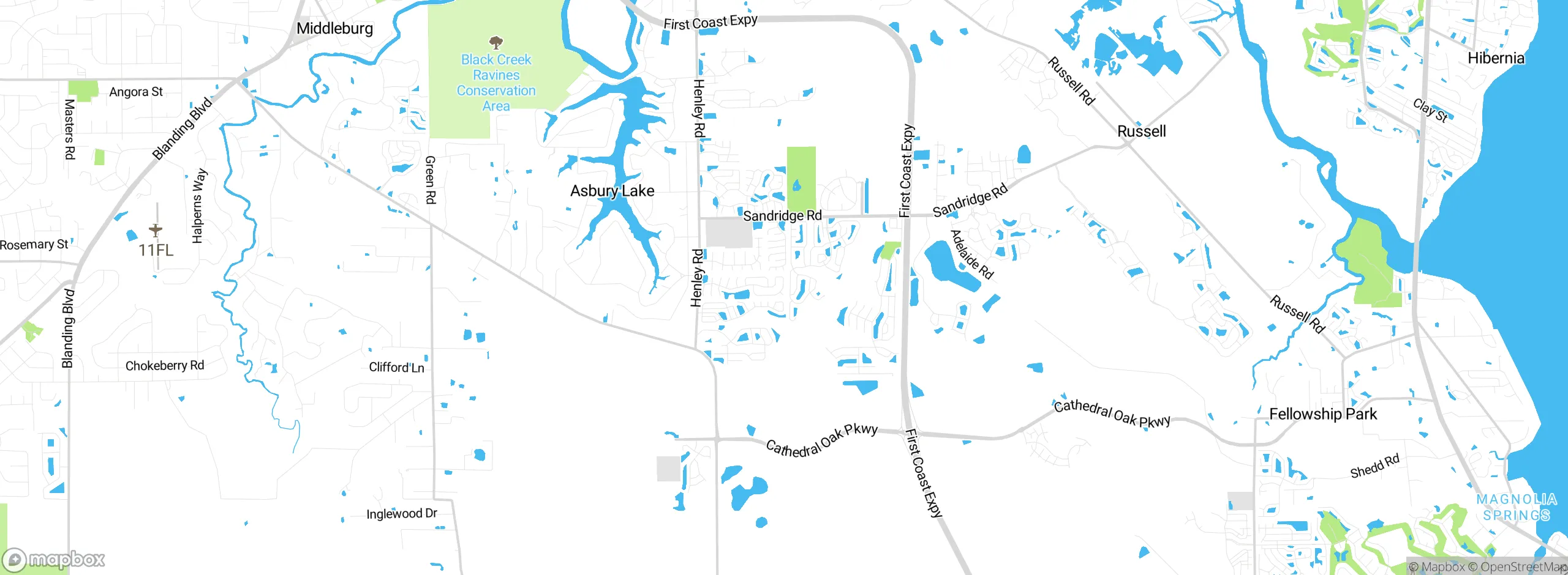 Map showing approximate location