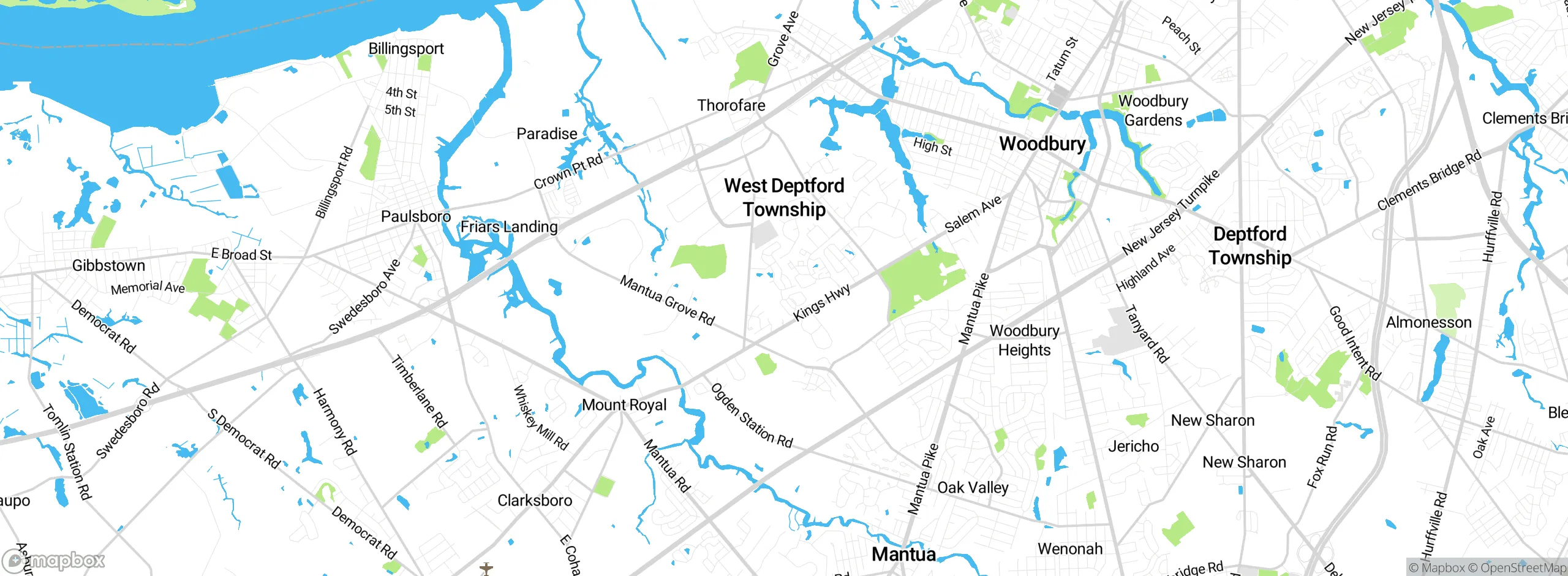 Map showing approximate location