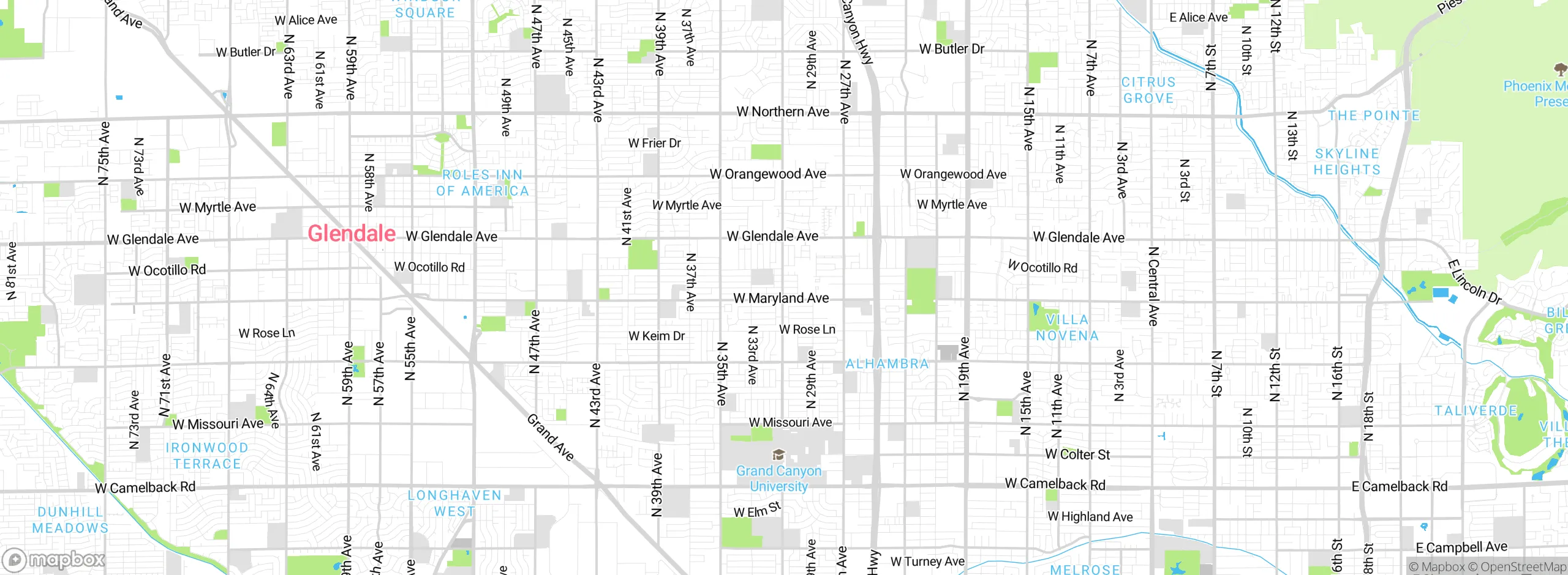 Map showing approximate location