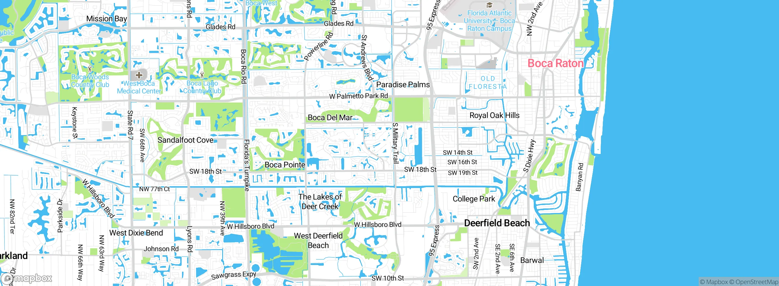 Map showing approximate location