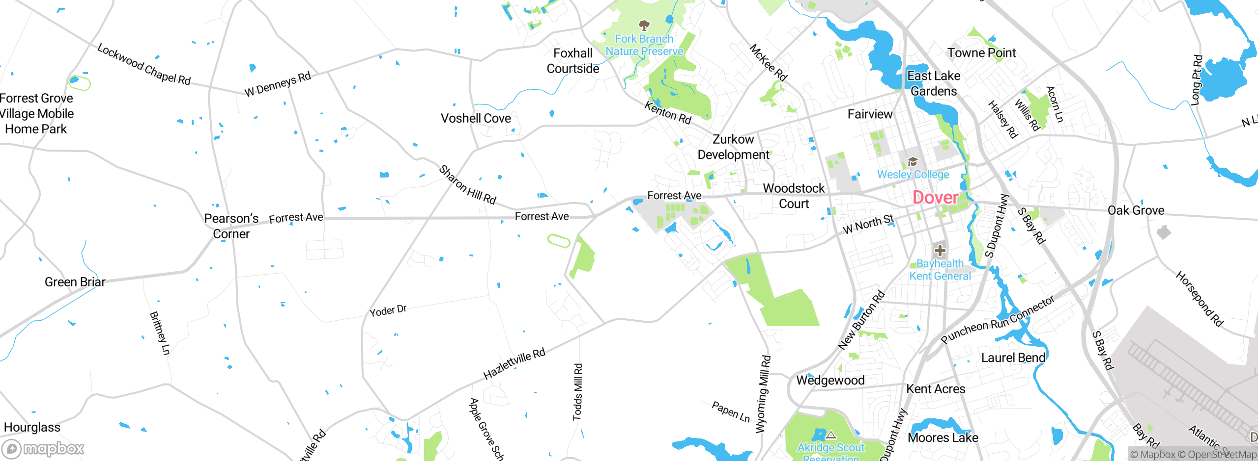 Map showing approximate location