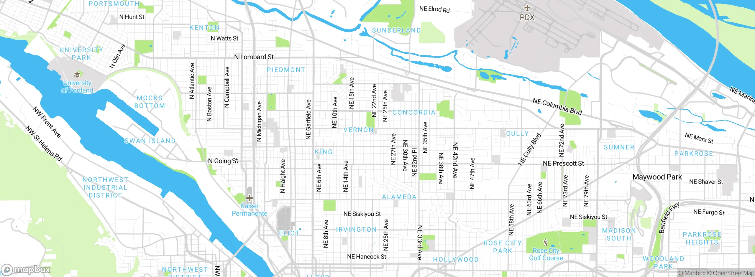 Map showing approximate location