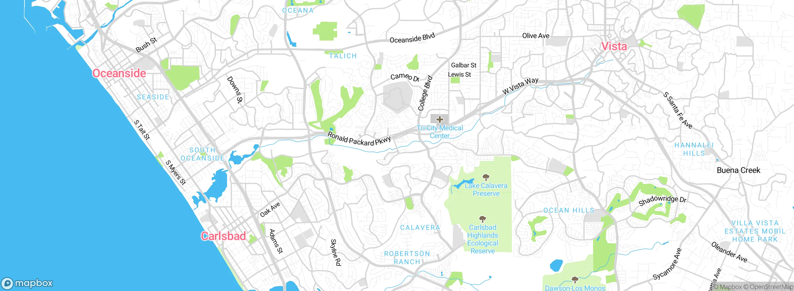 Map showing approximate location