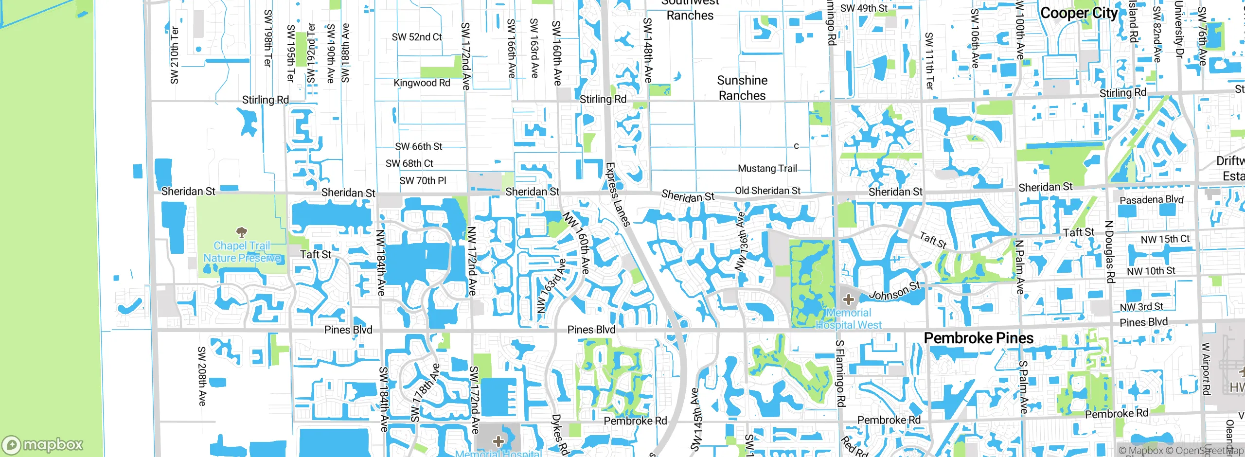 Map showing approximate location