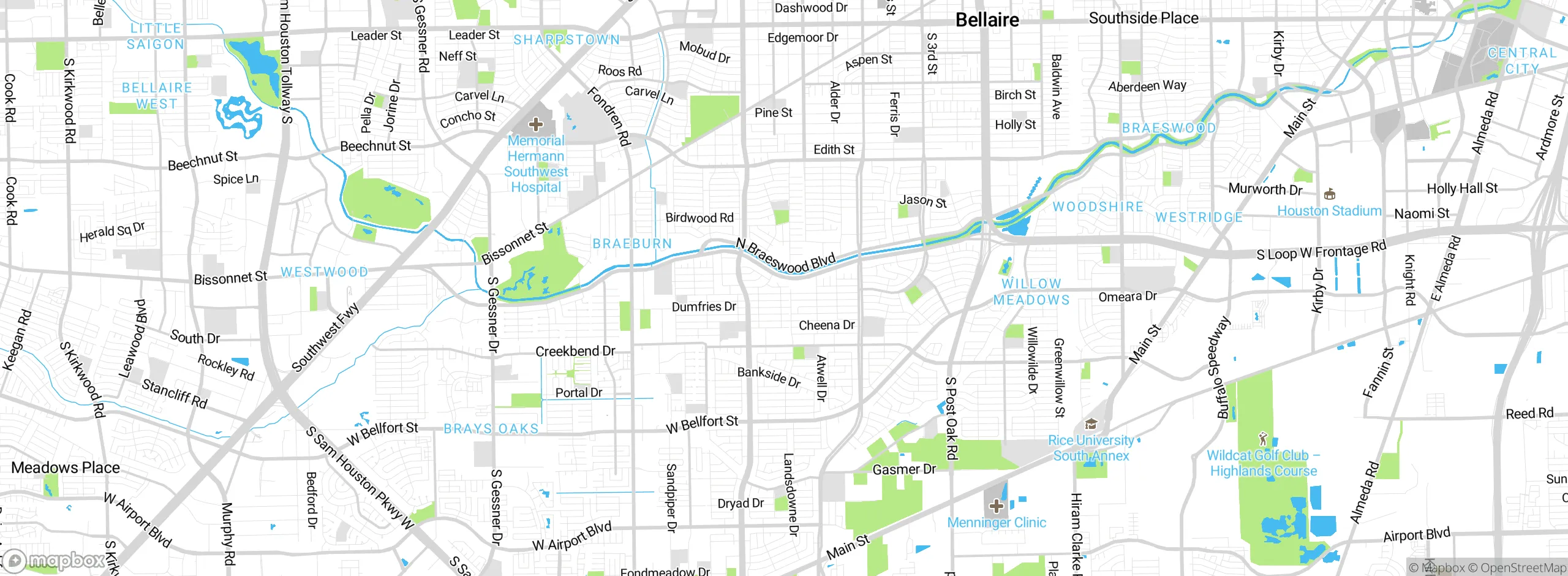 Map showing approximate location