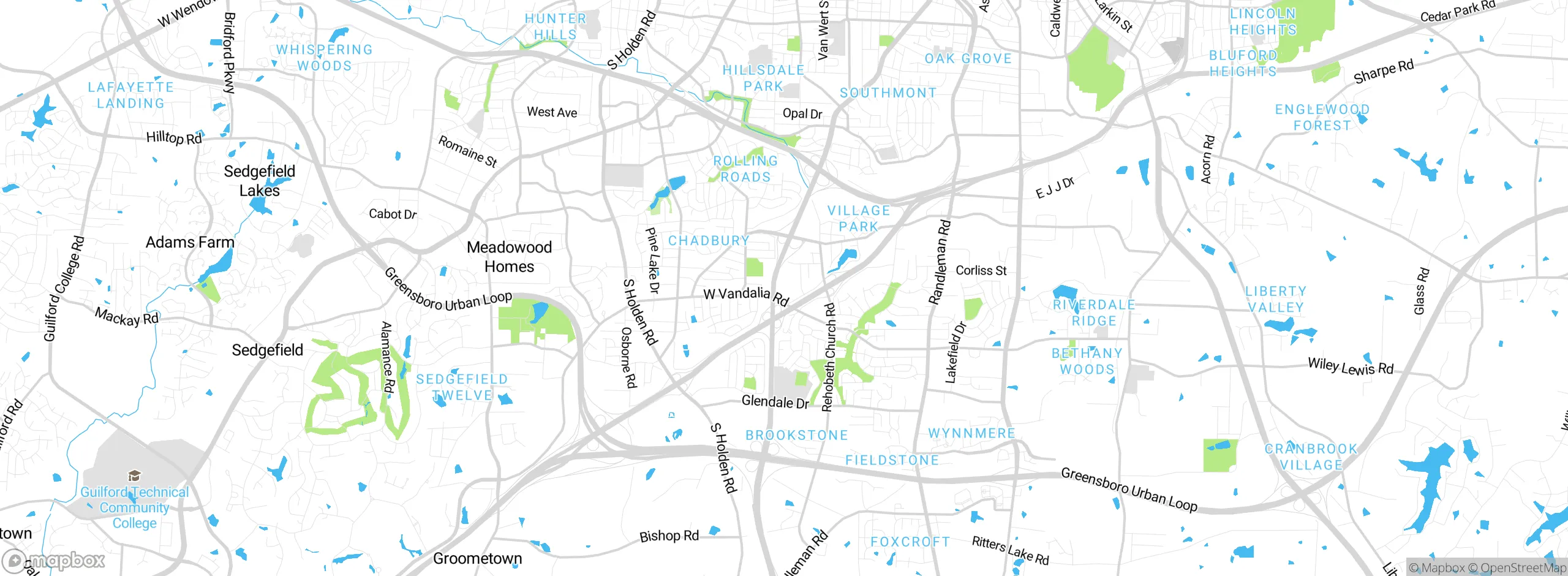 Map showing approximate location