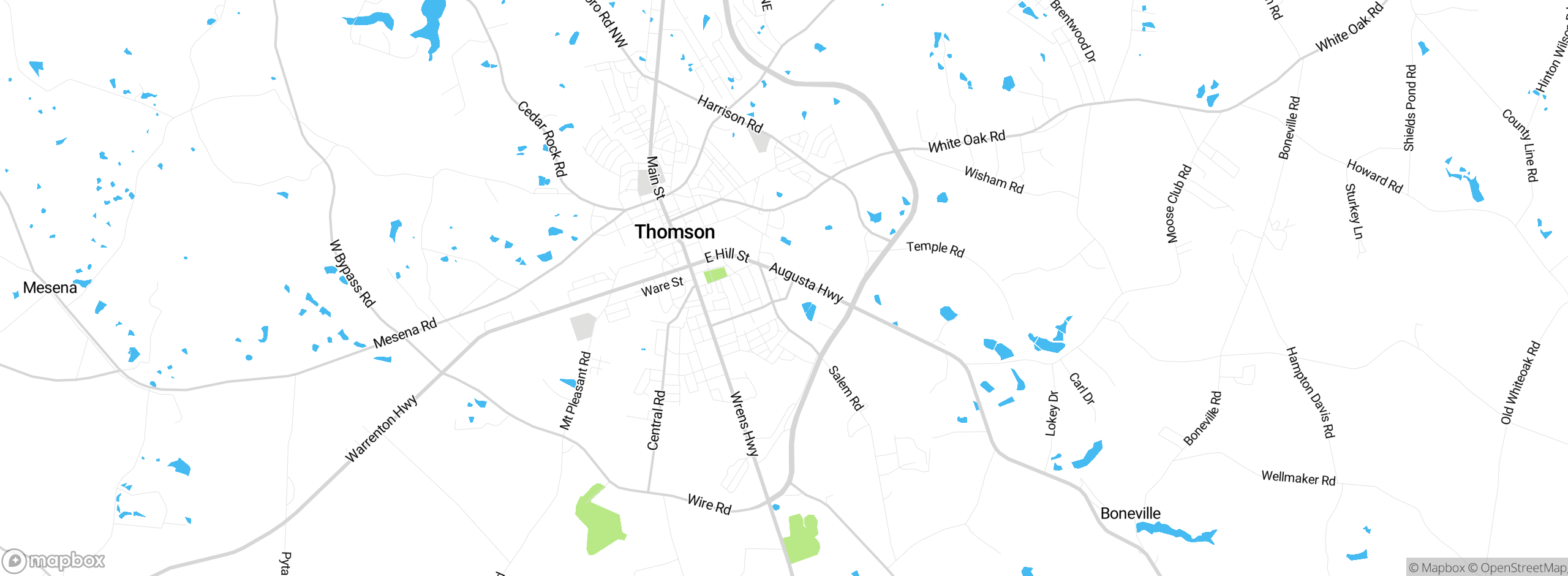 Map showing approximate location