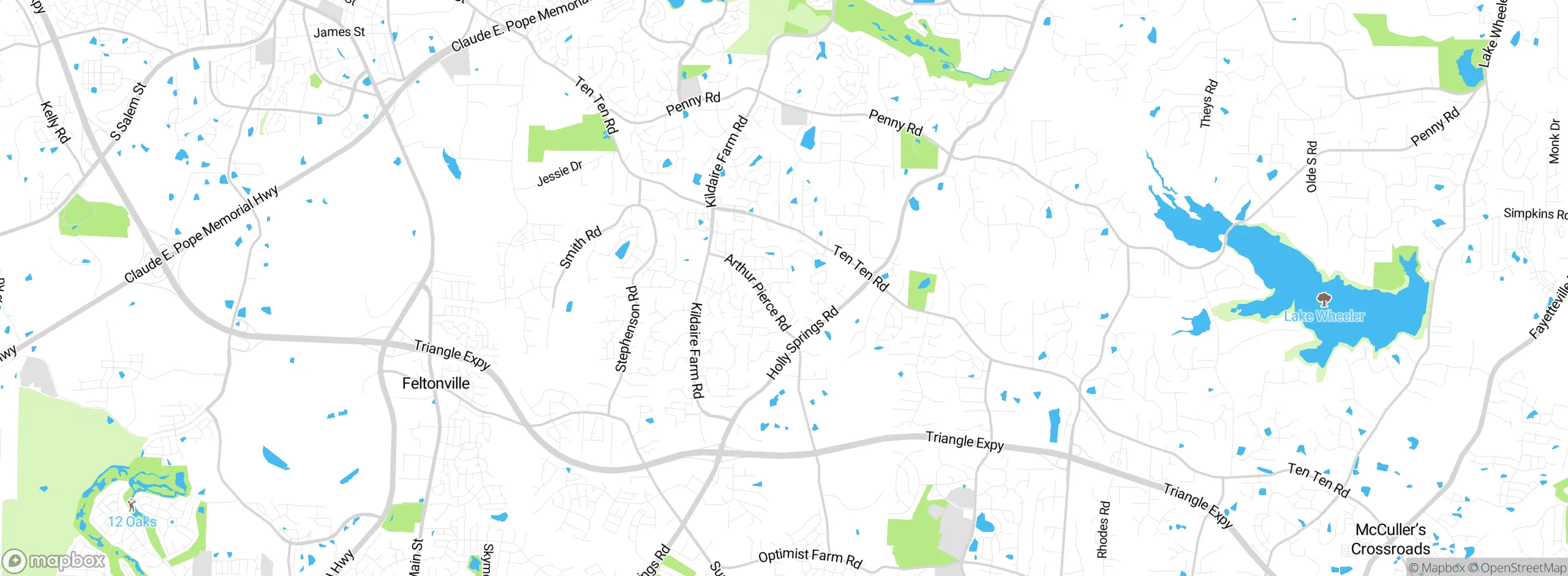 Map showing approximate location