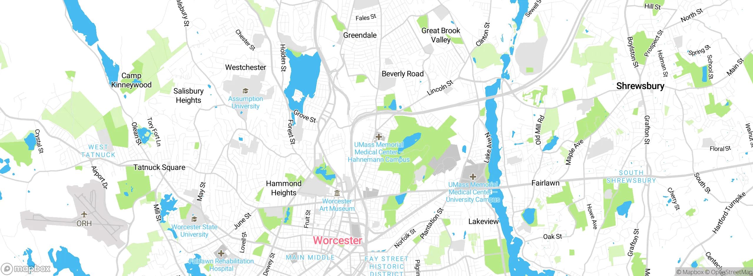 Map showing approximate location