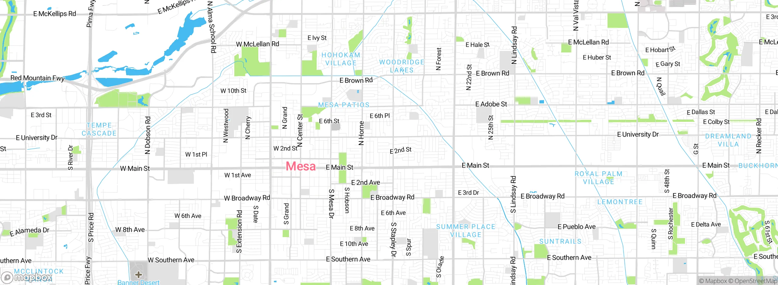 Map showing approximate location