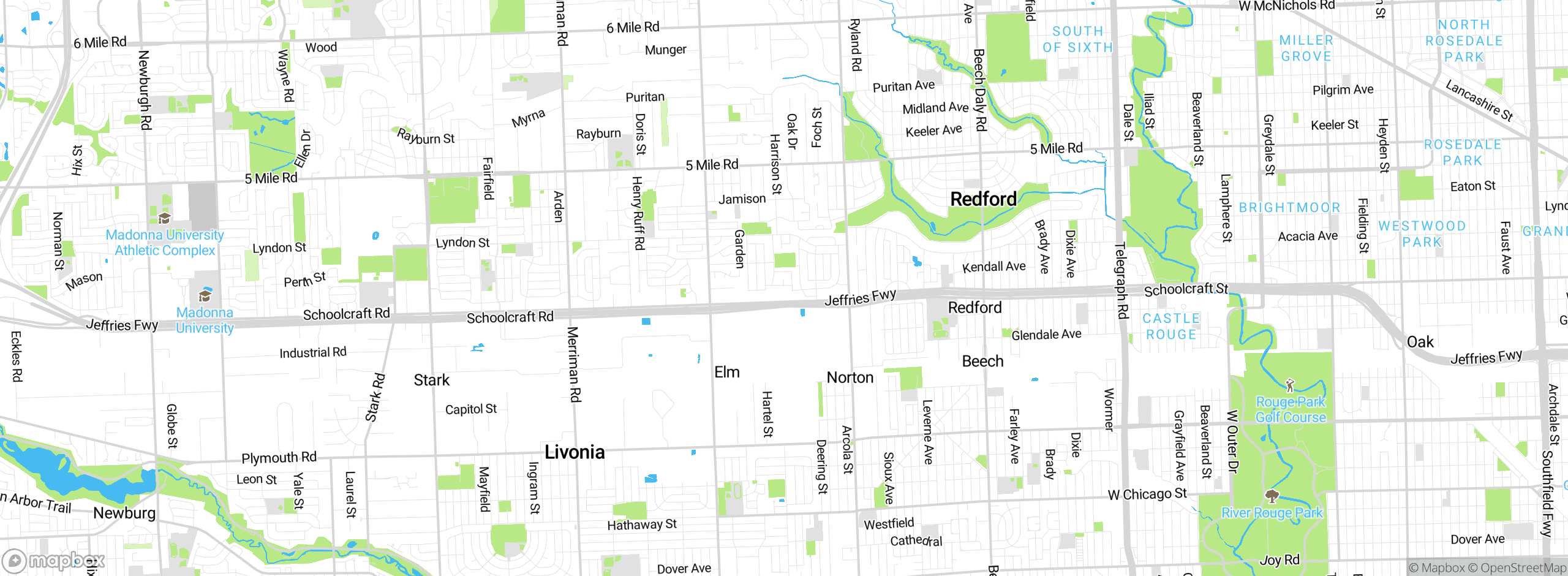 Map showing approximate location