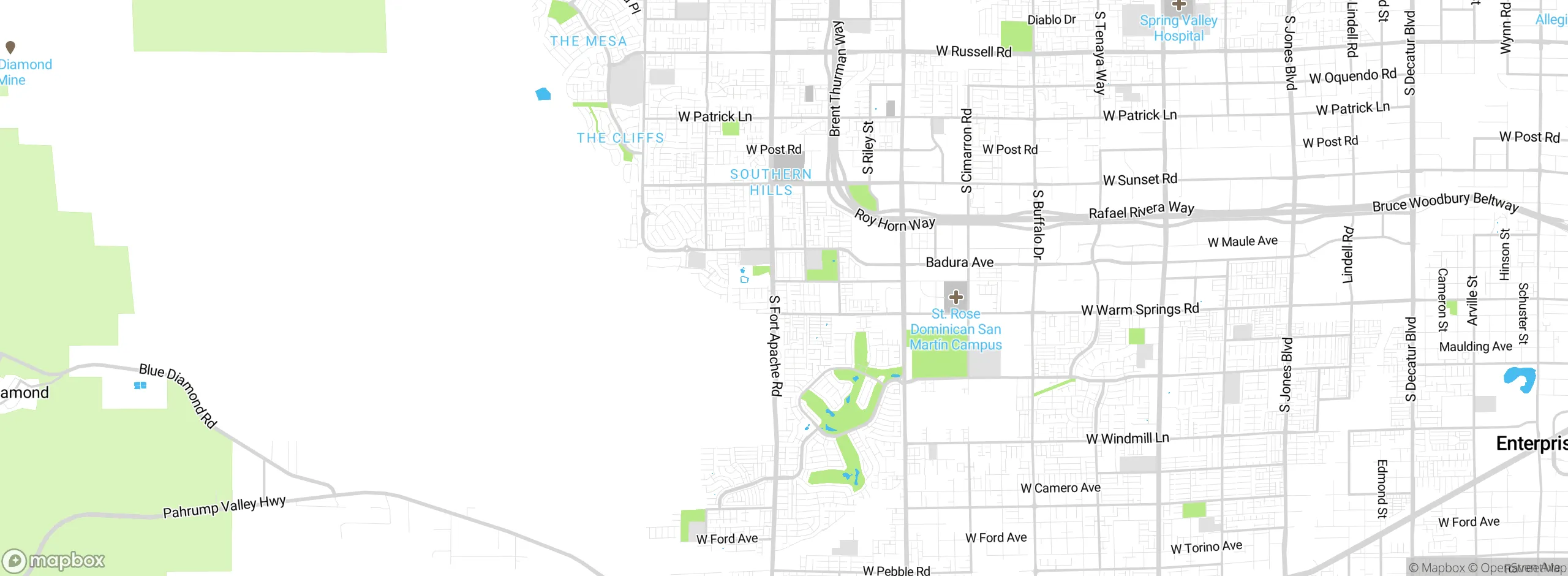 Map showing approximate location