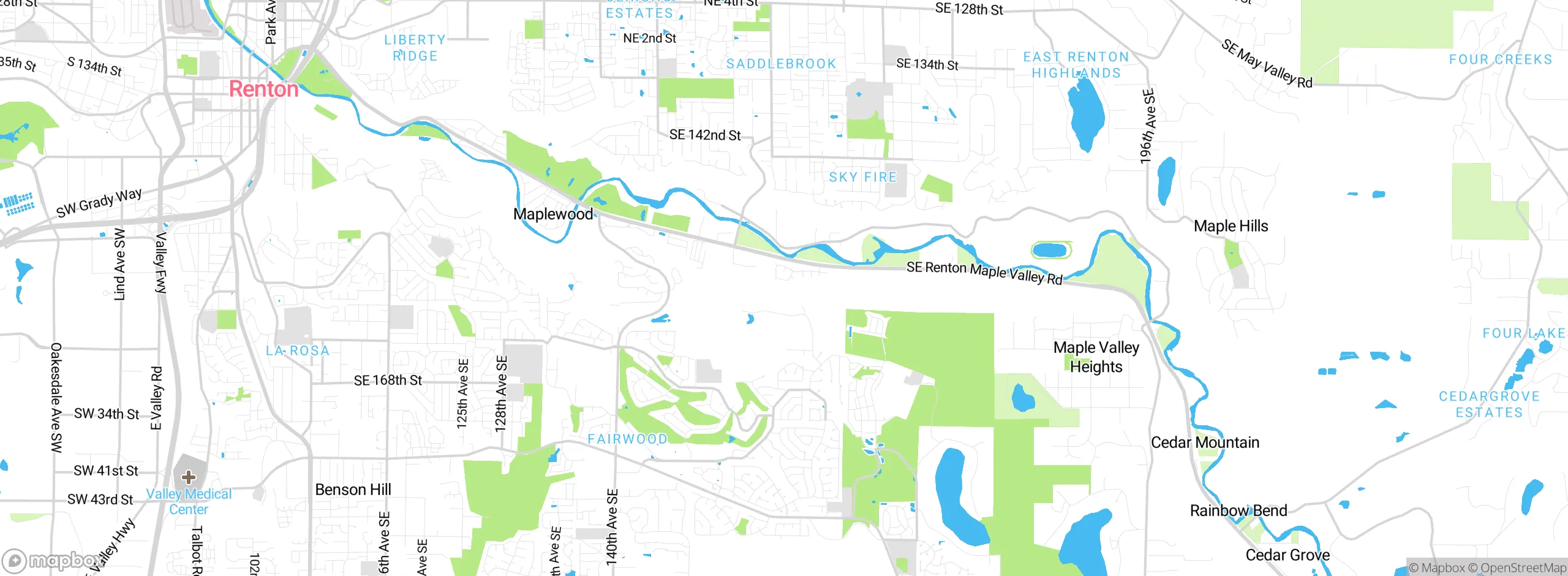 Map showing approximate location