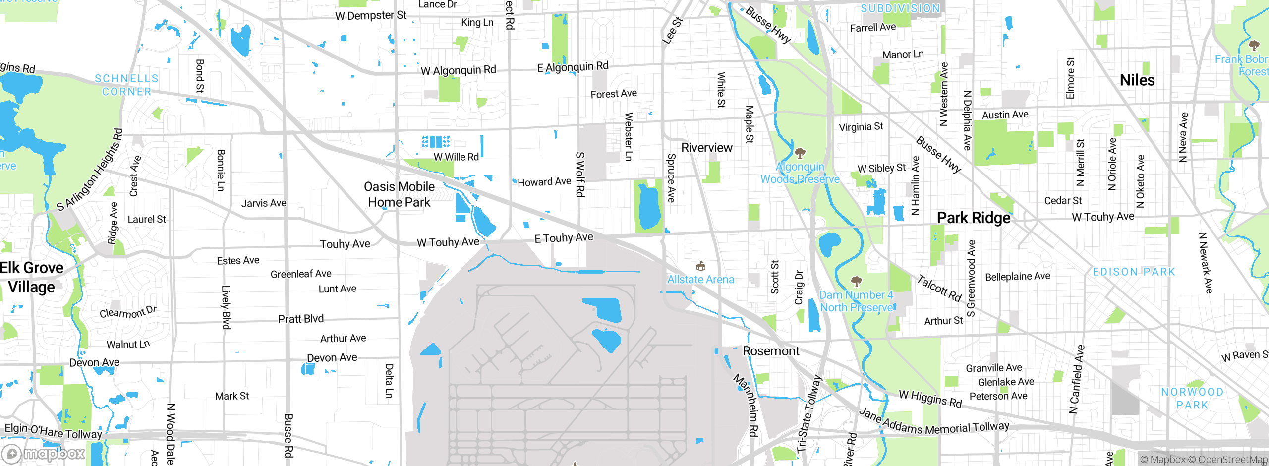 Map showing approximate location