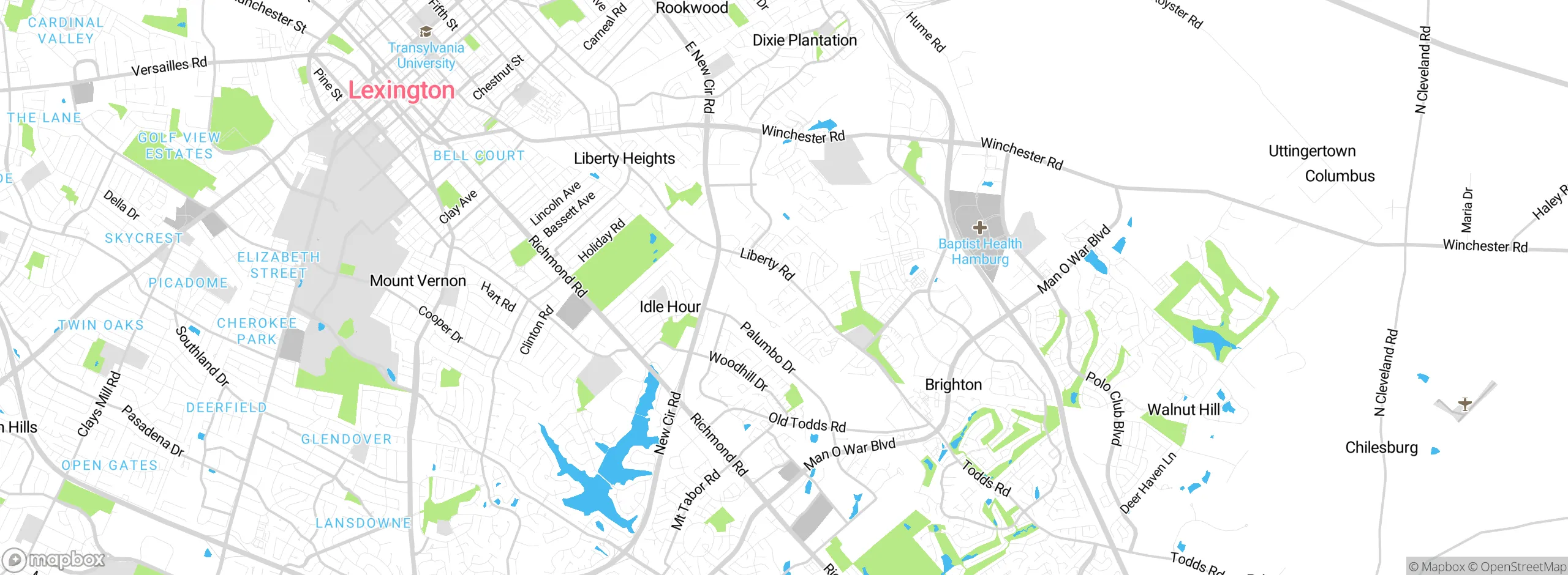 Map showing approximate location