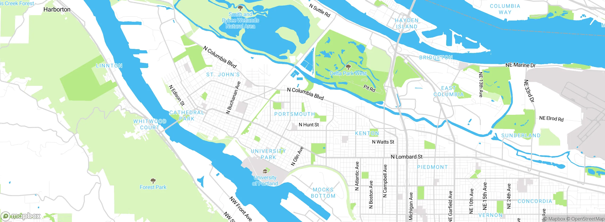 Map showing approximate location