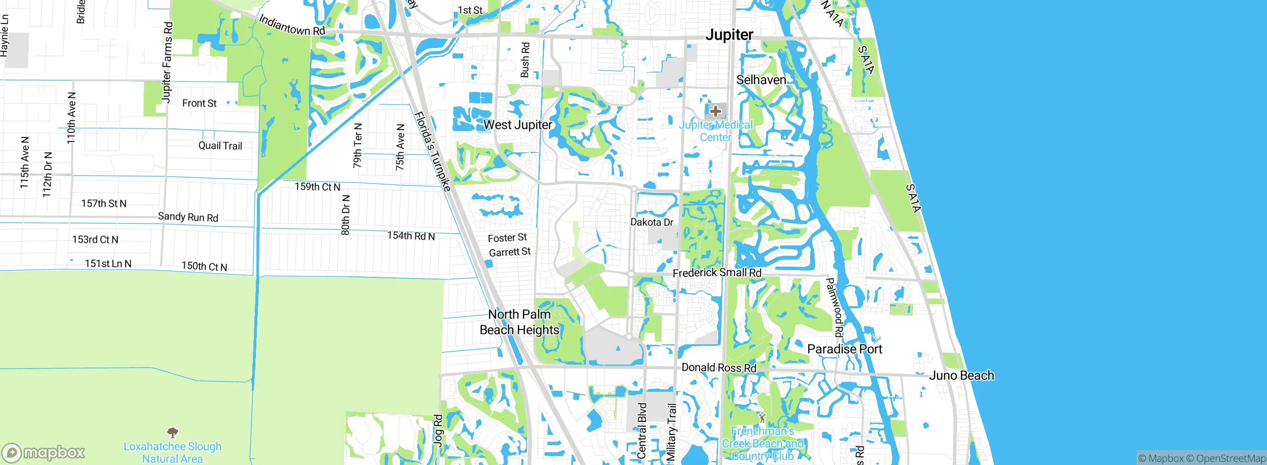 Map showing approximate location