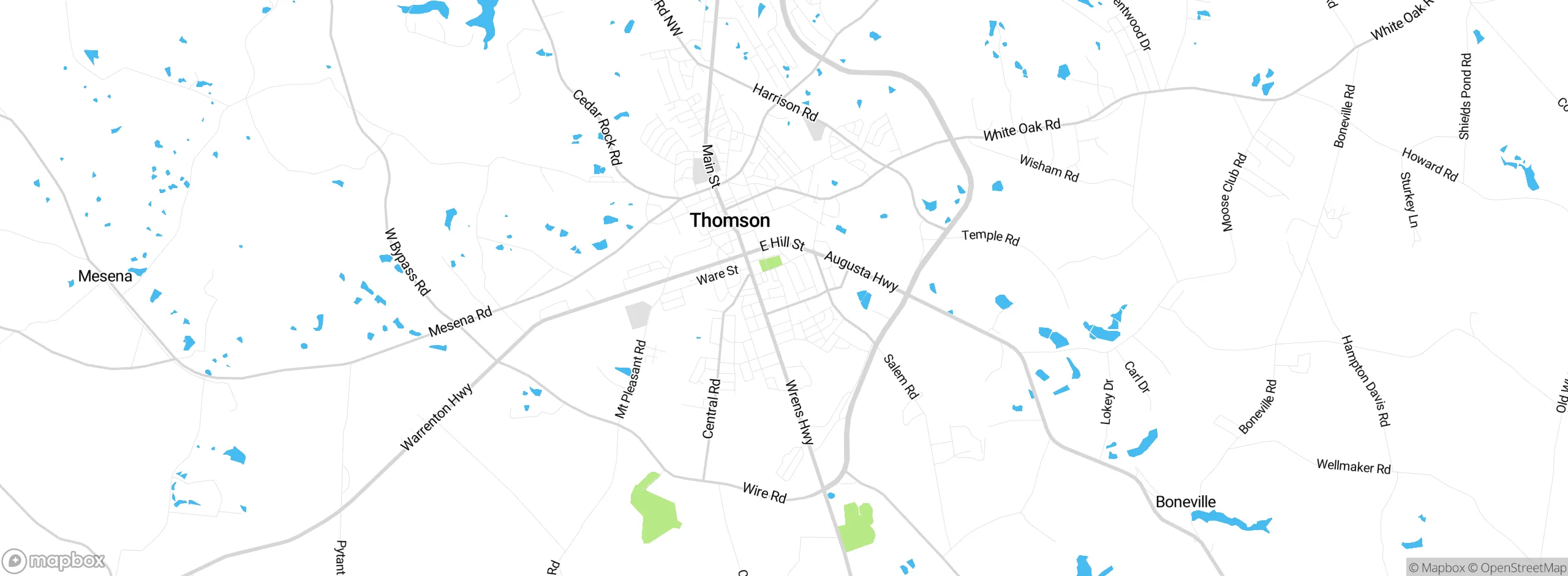 Map showing approximate location