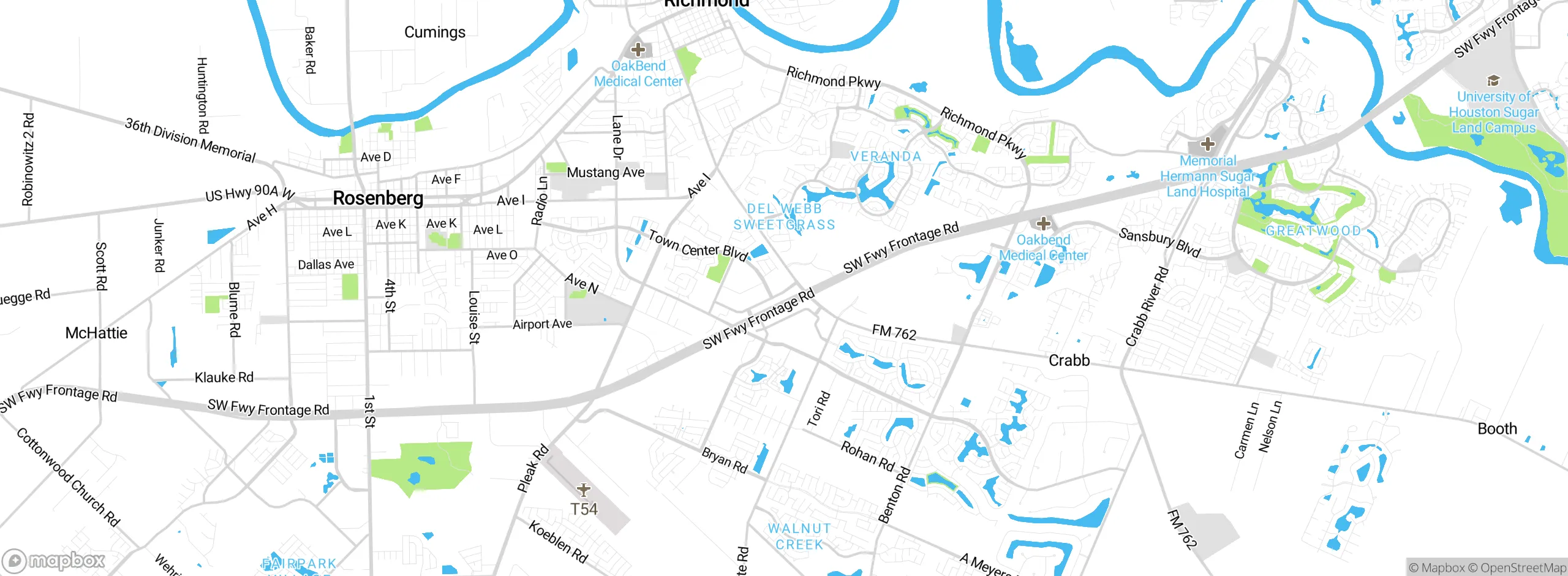 Map showing approximate location