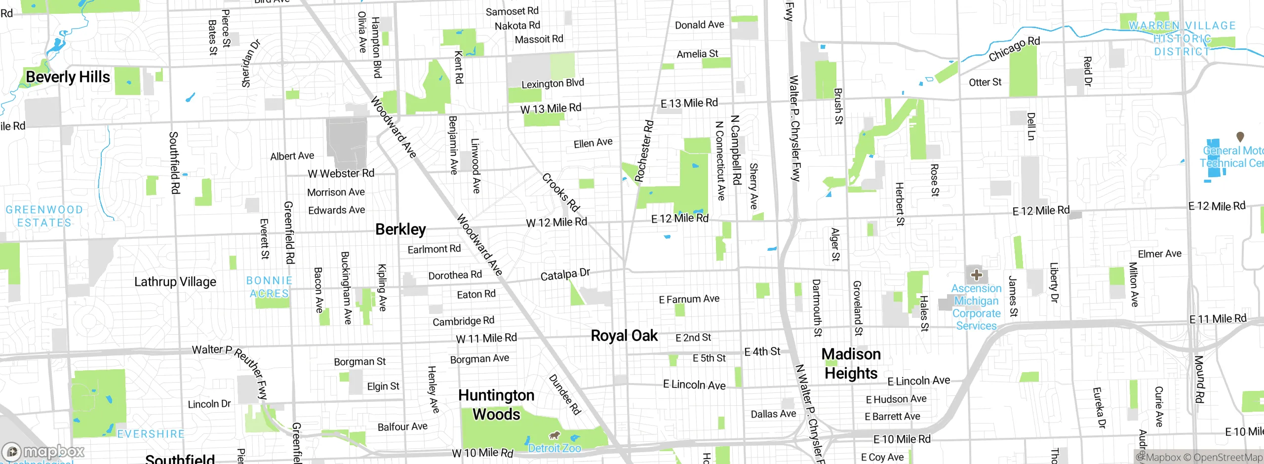 Map showing approximate location