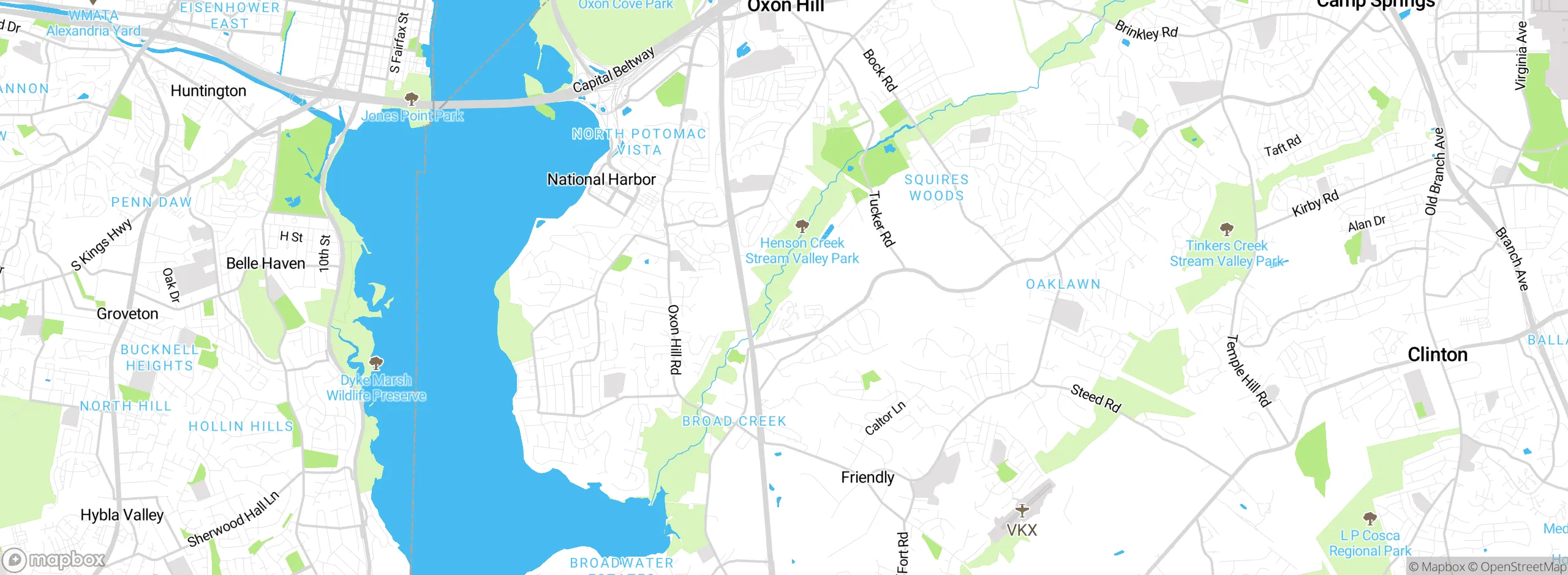 Map showing approximate location