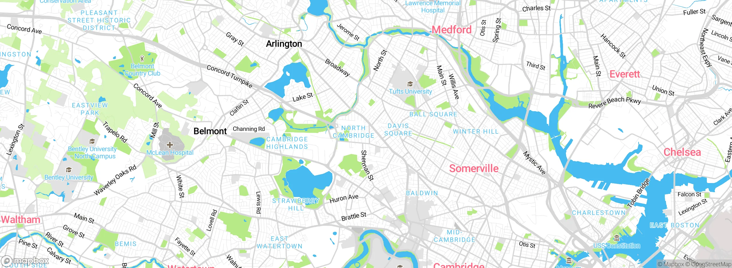 Map showing approximate location