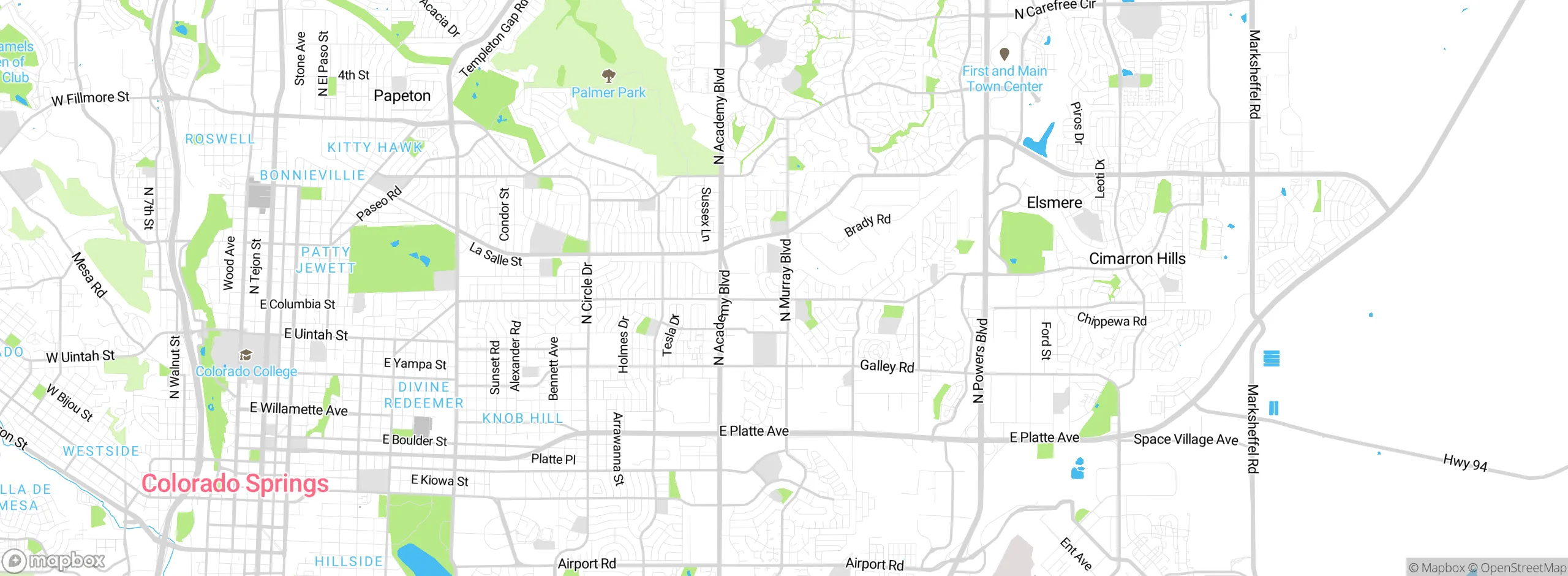 Map showing approximate location