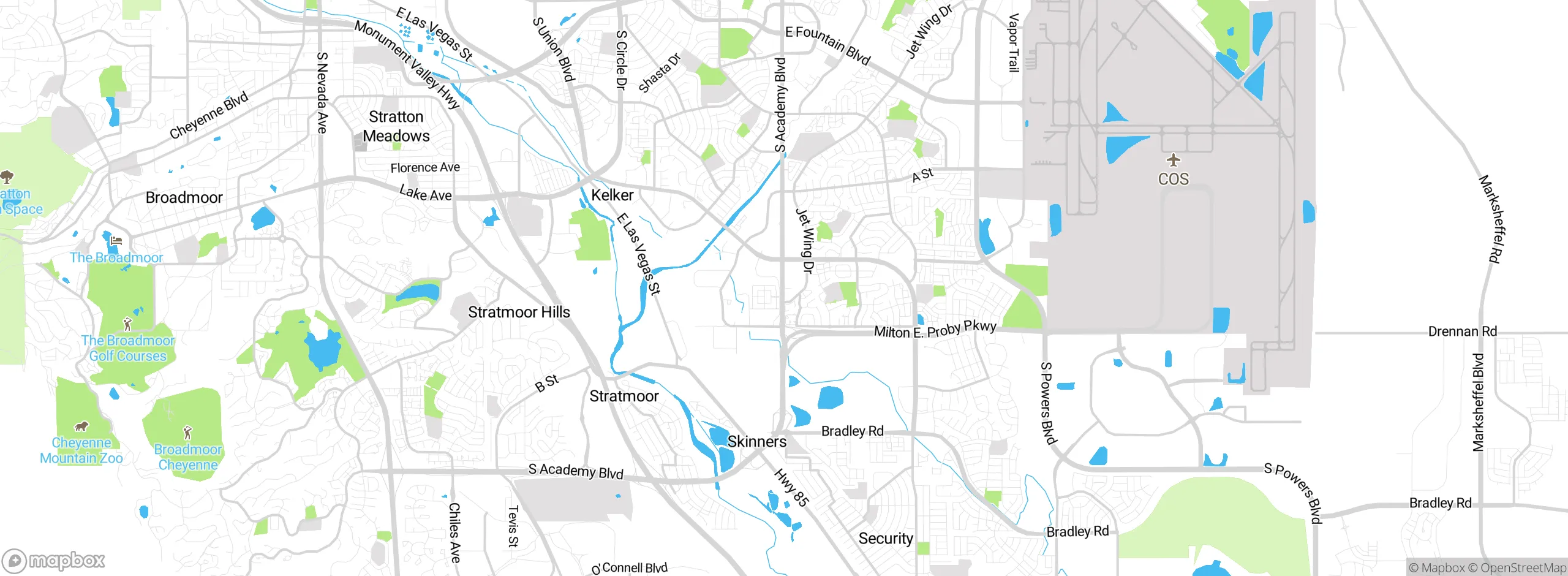 Map showing approximate location