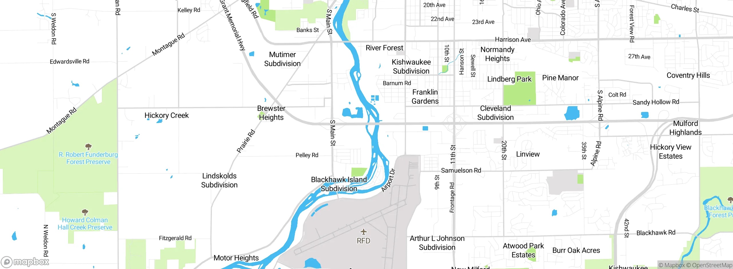 Map showing approximate location