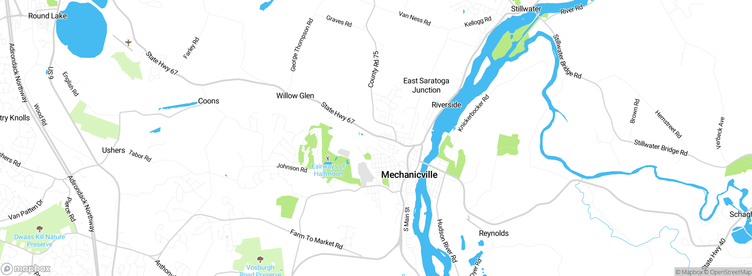 Map showing approximate location